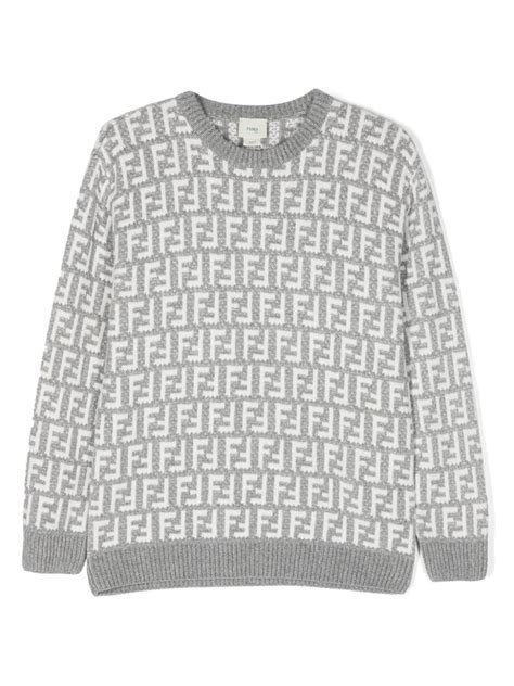 fendi ff motif jumper|FENDI FF.